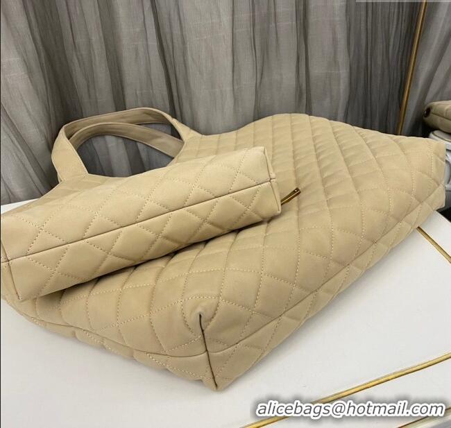 Grade Design Saint Laurent Icare Maxi Shopping Bag in Quilted Nappa Leather 698651 Beige 2025