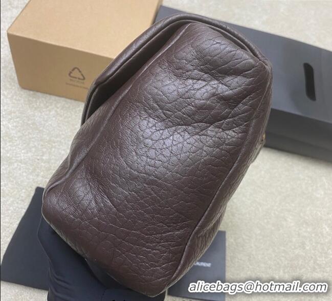 Buy Discount Saint Laurent Calypso Large Bag in Grained Lambskin 777399 Coffee Brown 2025