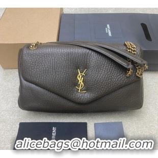 Trendy Design Saint Laurent Calypso Large Bag in Grained Lambskin 777399 Musk Green 2025