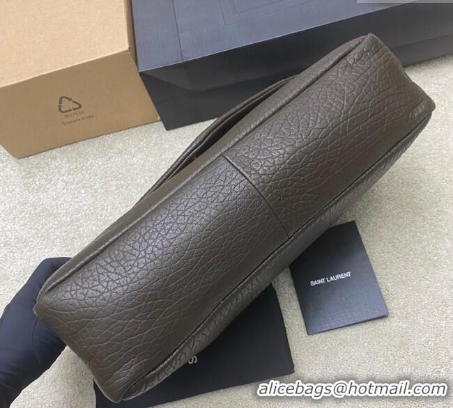 Trendy Design Saint Laurent Calypso Large Bag in Grained Lambskin 777399 Musk Green 2025