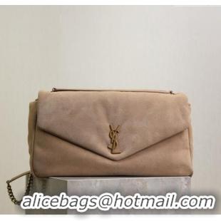 Grade Design Saint Laurent Calypso Large Bag in Suede 777399 Beige 2025