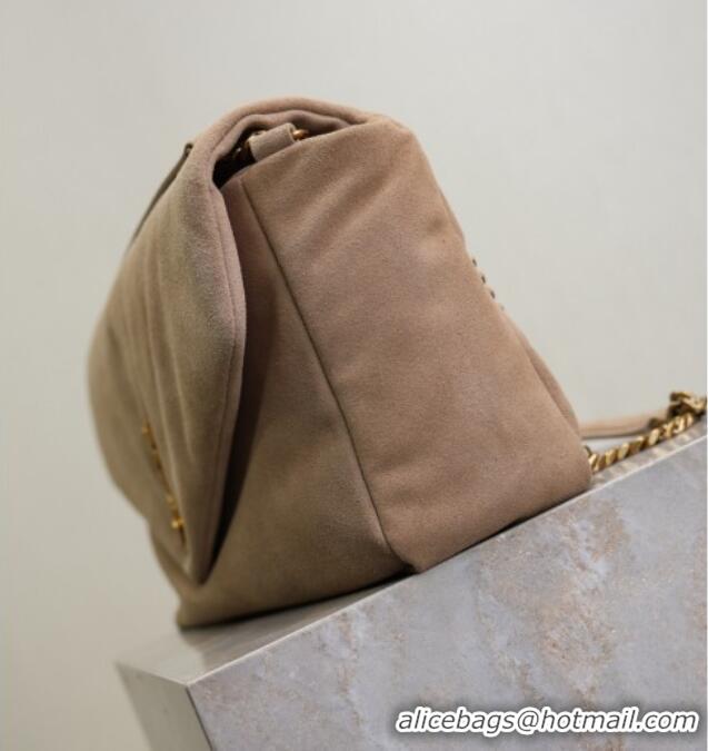 Grade Design Saint Laurent Calypso Large Bag in Suede 777399 Beige 2025