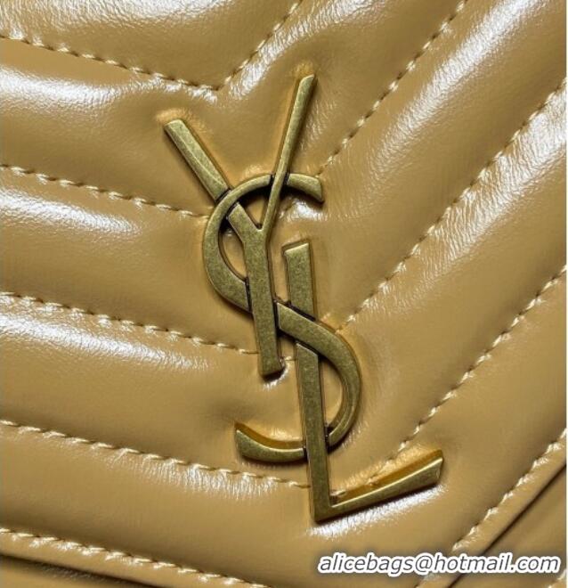 Grade Design Saint Laurent Cassandre Envelope Chain Wallet in Matelasse Patent Leather 742920 Beige 2025