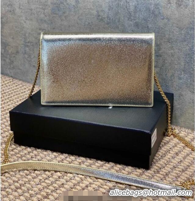 Top Grade Saint Laurent Kate Small Chain and Tassel Bag in Grained Leather 354122 Gold 2025