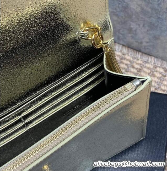 Top Grade Saint Laurent Kate Small Chain and Tassel Bag in Grained Leather 354122 Gold 2025