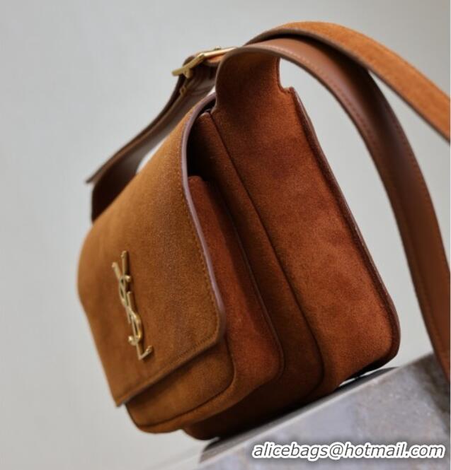 New Design Saint Laurent Niki Baby Bag in Suede 633151 Clay Brown 2025