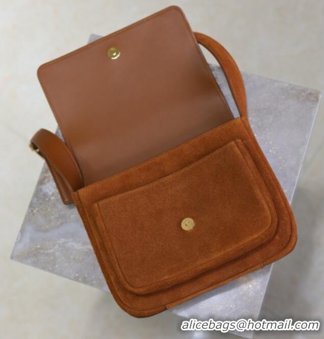 New Design Saint Laurent Niki Baby Bag in Suede 633151 Clay Brown 2025