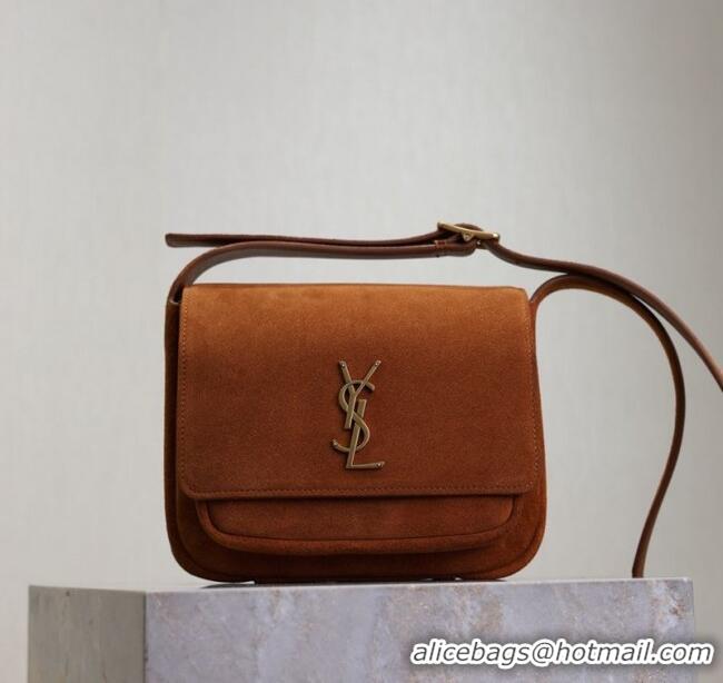 New Design Saint Laurent Niki Baby Bag in Suede 633151 Clay Brown 2025