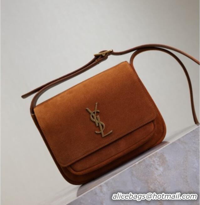 New Design Saint Laurent Niki Baby Bag in Suede 633151 Clay Brown 2025