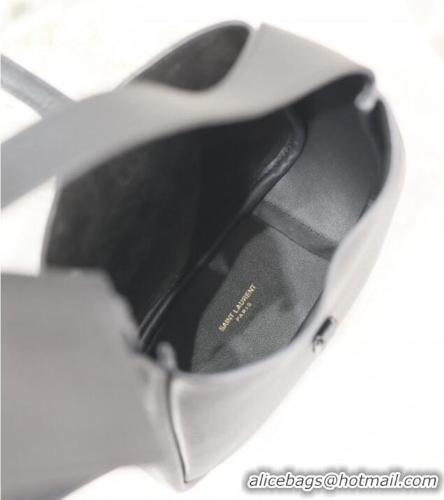 Super Quality Saint Laurent LE 5 A 7 Supple Baby Mini Bag in Leather 809461 Black 2025