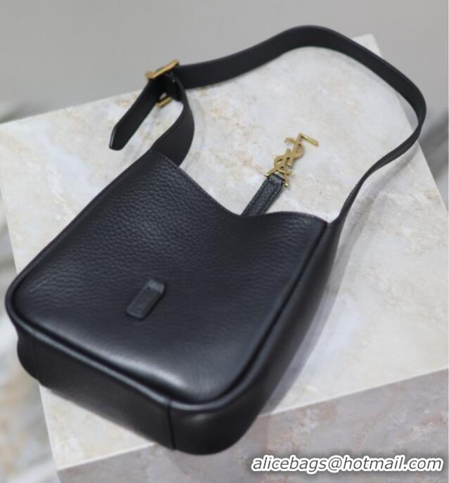Super Quality Saint Laurent LE 5 A 7 Supple Baby Mini Bag in Leather 809461 Black 2025