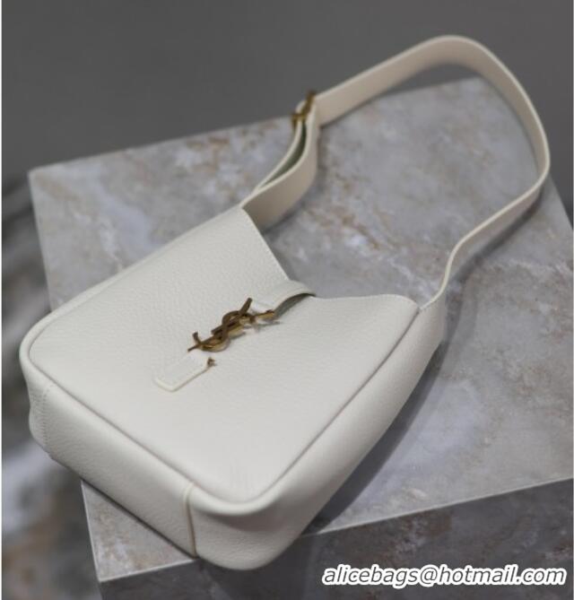 Traditional Specials Saint Laurent LE 5 A 7 Supple Baby Mini Bag in Leather 809461 White 2025