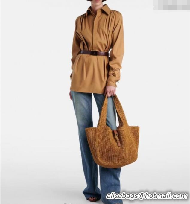 Buy Cheap Saint Laurent Bea Tote Bag in Braided 763435 Cord Beige 2025