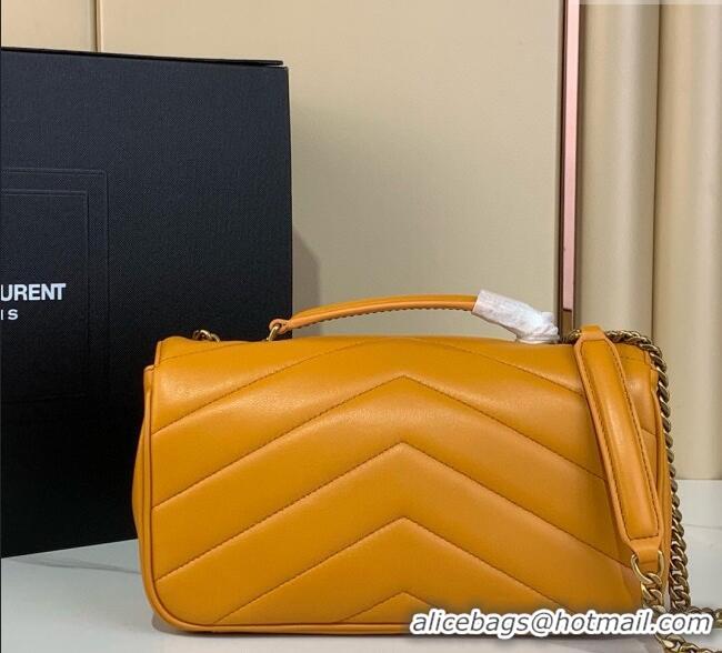 Best Price Saint Laurent Loulou Small Bag in Matelasse Lambskin 801437 Sunflower Yellow 2025