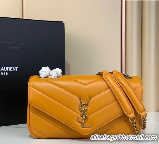 Best Price Saint Laurent Loulou Small Bag in Matelasse Lambskin 801437 Sunflower Yellow 2025
