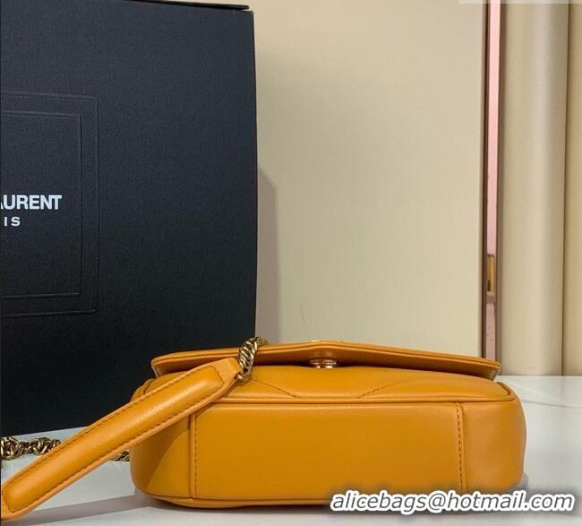 Super Quality Saint Laurent Loulou Mini Bag in Matelasse Lambskin 821749 Sunflower Yellow 2025