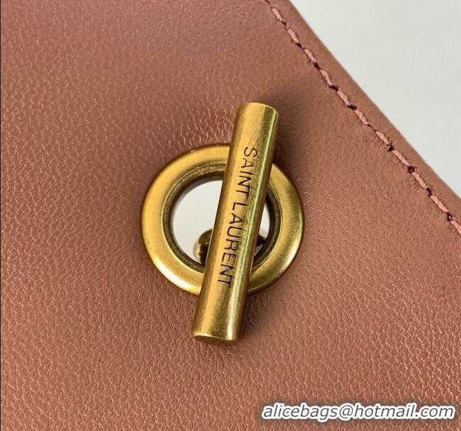 Good Looking Saint Laurent Loulou Mini Bag in Matelasse Lambskin 821749 Rose Pink 2025