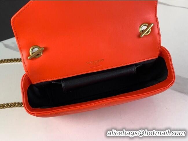 Buy Cheap Saint Laurent Loulou Mini Bag in Matelasse Lambskin 821749 Celosia Red 2025
