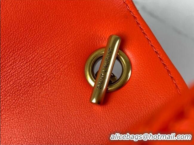 Buy Cheap Saint Laurent Loulou Mini Bag in Matelasse Lambskin 821749 Celosia Red 2025