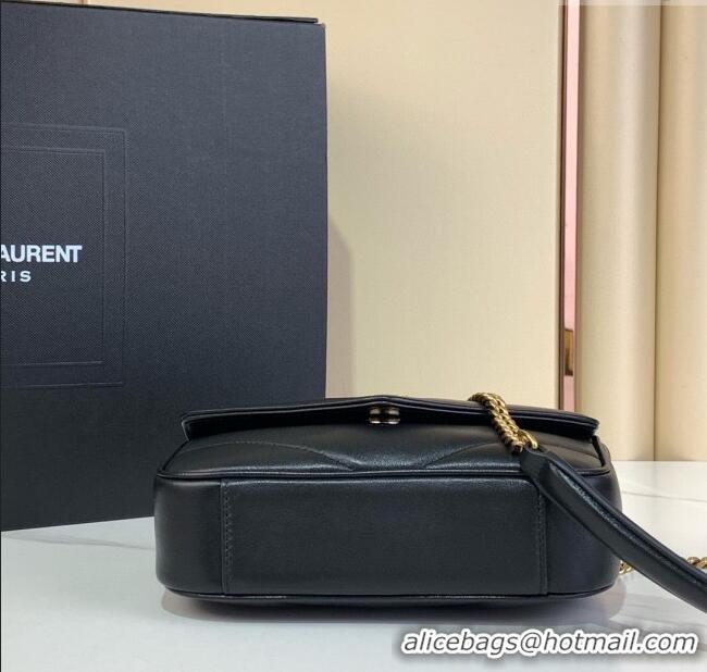 Famous Brand Saint Laurent Loulou Mini Bag in Matelasse Lambskin 821749 Black/Gold 2025