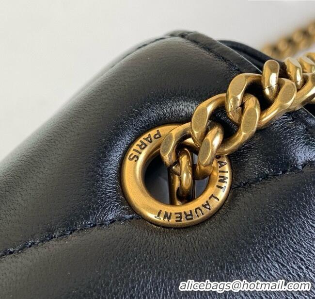 Famous Brand Saint Laurent Loulou Mini Bag in Matelasse Lambskin 821749 Black/Gold 2025