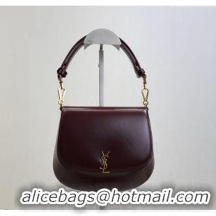 Buy Discount Saint Laurent Voltaire Bag in Calf Leather 753824 Burgundy 2025