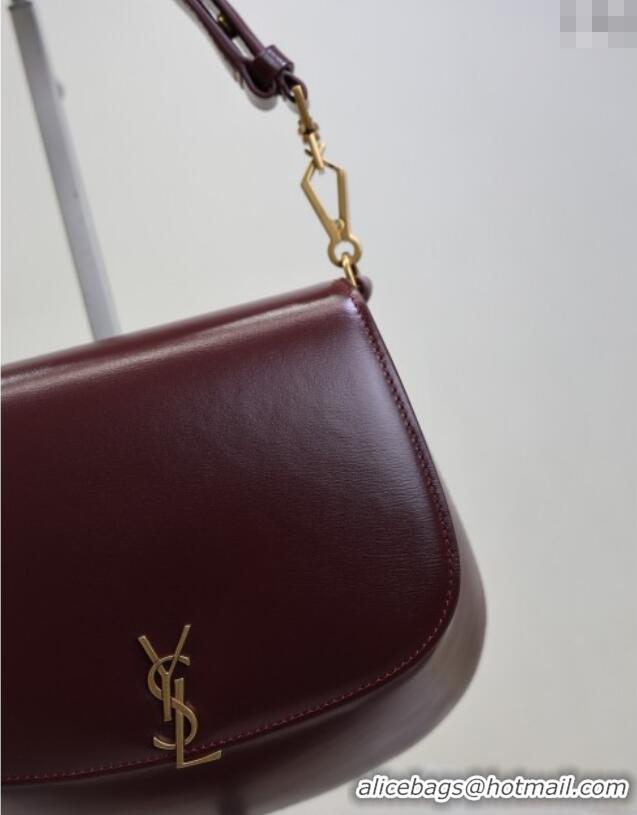 Buy Discount Saint Laurent Voltaire Bag in Calf Leather 753824 Burgundy 2025