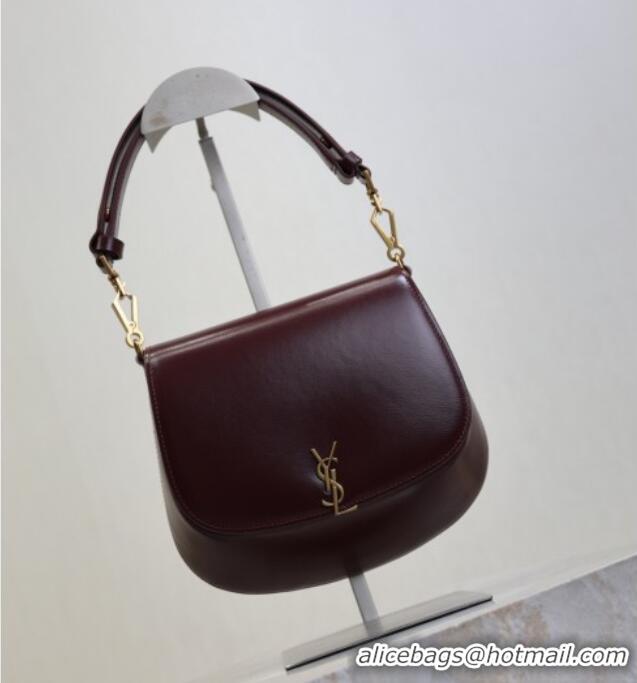 Buy Discount Saint Laurent Voltaire Bag in Calf Leather 753824 Burgundy 2025