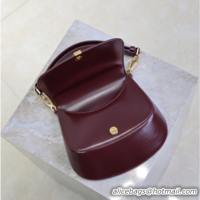 Buy Discount Saint Laurent Voltaire Bag in Calf Leather 753824 Burgundy 2025