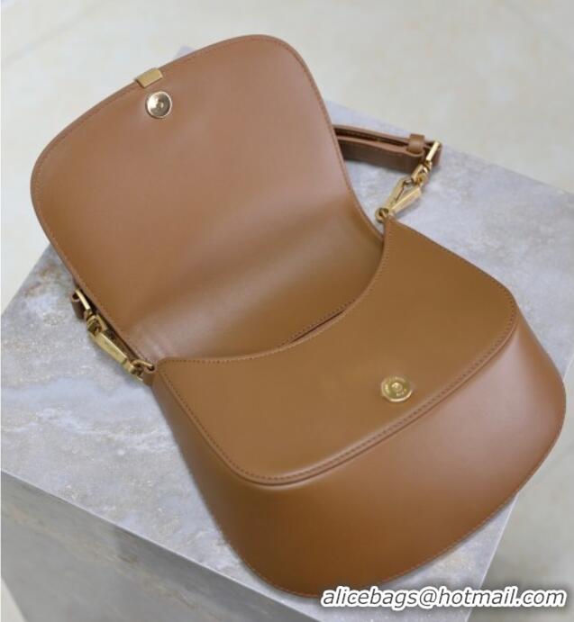 Best Price Saint Laurent Voltaire Bag in Cotton Linen and Leather 753824 Brown 2025