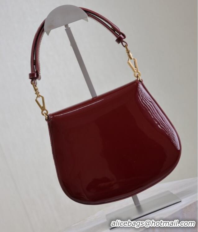 Luxury Discount Saint Laurent Voltaire Bag in Patent Leather 753824 Red 2025