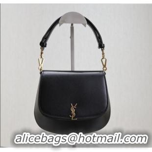 Unique Discount Saint Laurent Voltaire Bag in Calf Leather 753824 Black 2025