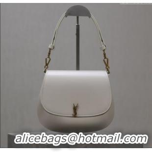 Best Price Saint Laurent Voltaire Bag in Calf Leather 753824 White 2025