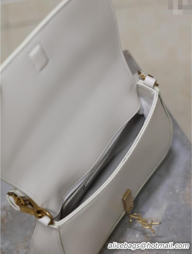 Best Price Saint Laurent Voltaire Bag in Calf Leather 753824 White 2025