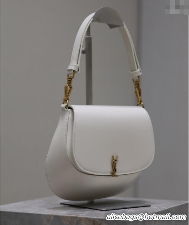 Best Price Saint Laurent Voltaire Bag in Calf Leather 753824 White 2025
