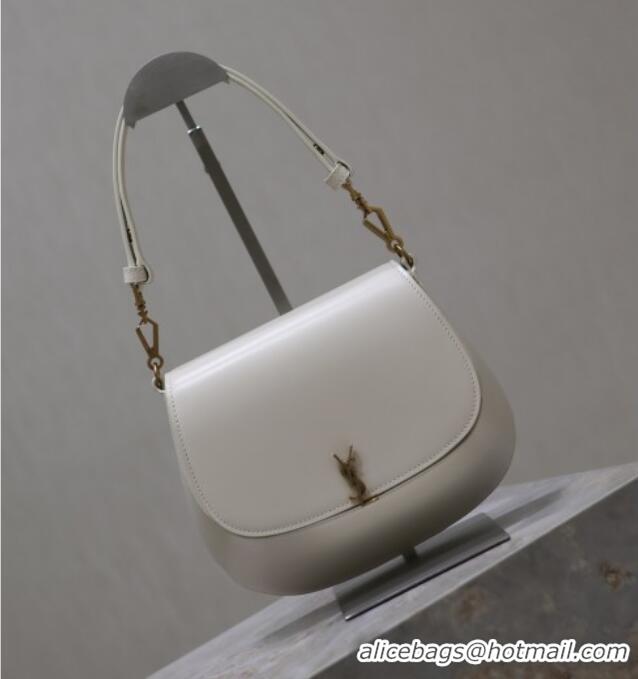Best Price Saint Laurent Voltaire Bag in Calf Leather 753824 White 2025