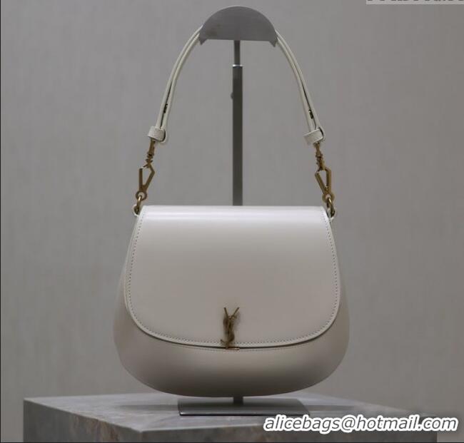 Best Price Saint Laurent Voltaire Bag in Calf Leather 753824 White 2025