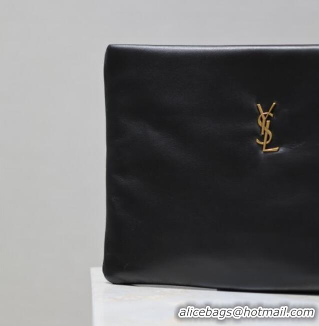 Grade Quality Saint Laurent Calypso Pouch in Lambskin 778943 Black 2025