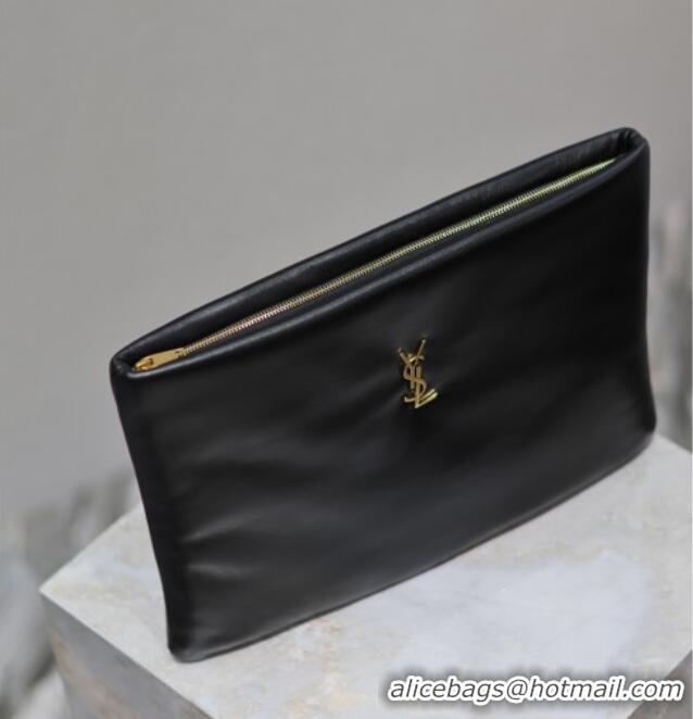 Grade Quality Saint Laurent Calypso Pouch in Lambskin 778943 Black 2025