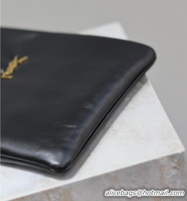 Grade Quality Saint Laurent Calypso Pouch in Lambskin 778943 Black 2025
