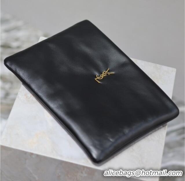 Grade Quality Saint Laurent Calypso Pouch in Lambskin 778943 Black 2025