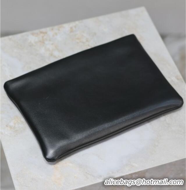 Top Quality Saint Laurent Calypso Pouch Clutch in Lambskin 765025 Black 2025