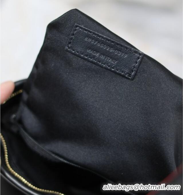 Top Quality Saint Laurent Calypso Pouch Clutch in Lambskin 765025 Black 2025