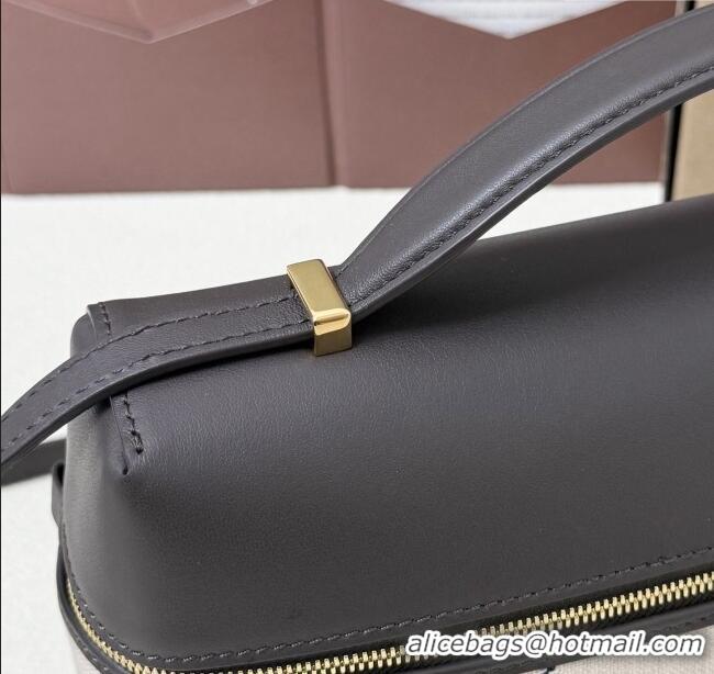 Promotional Loro Piana LP Extra Pocket Pouch L27 in Canvas and Leather 2302 Grey 2025