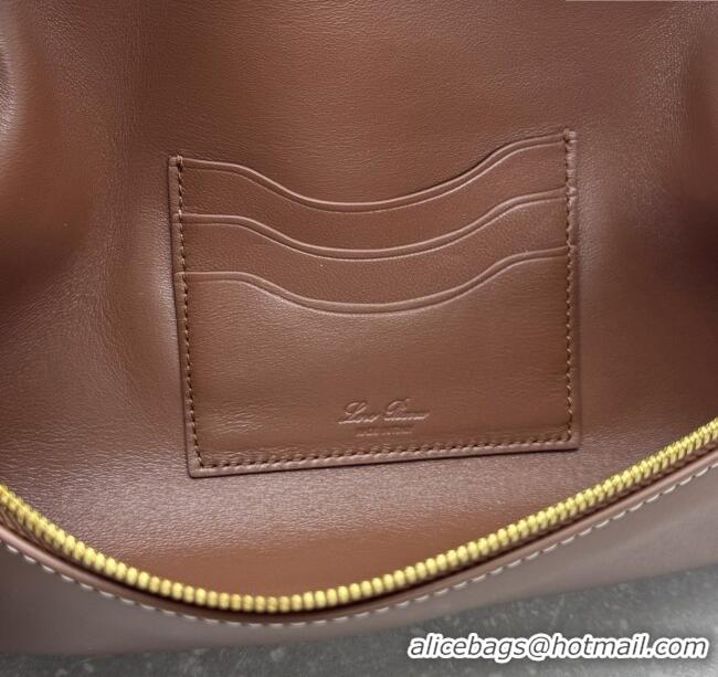 Big Discount Loro Piana Extra Clutch L29 in Smooth Calfskin 1971 Burnt Tan 2025