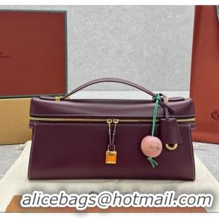 Best Product Loro Piana Extra Clutch L29 in Smooth Calfskin 1971 Burgundy 2025