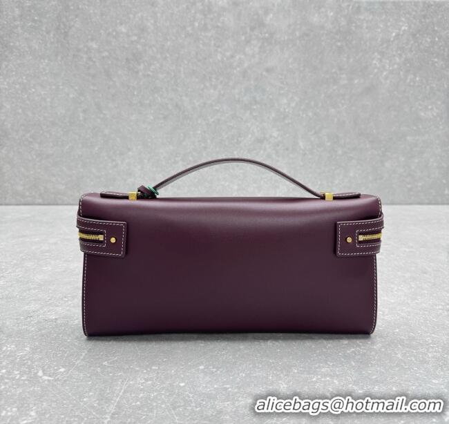 Best Product Loro Piana Extra Clutch L29 in Smooth Calfskin 1971 Burgundy 2025