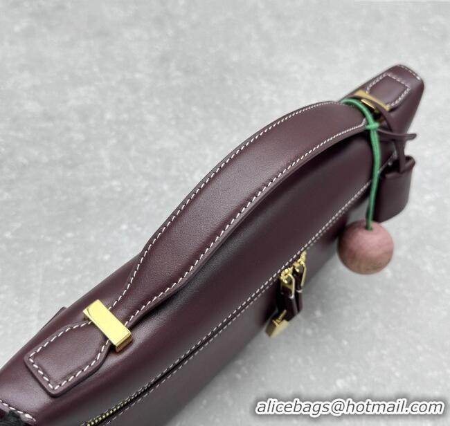 Best Product Loro Piana Extra Clutch L29 in Smooth Calfskin 1971 Burgundy 2025