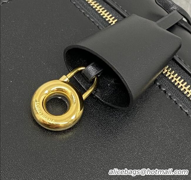 Luxury Cheap Loro Piana Extra Clutch L29 in Smooth Calfskin 1971 Black 2025