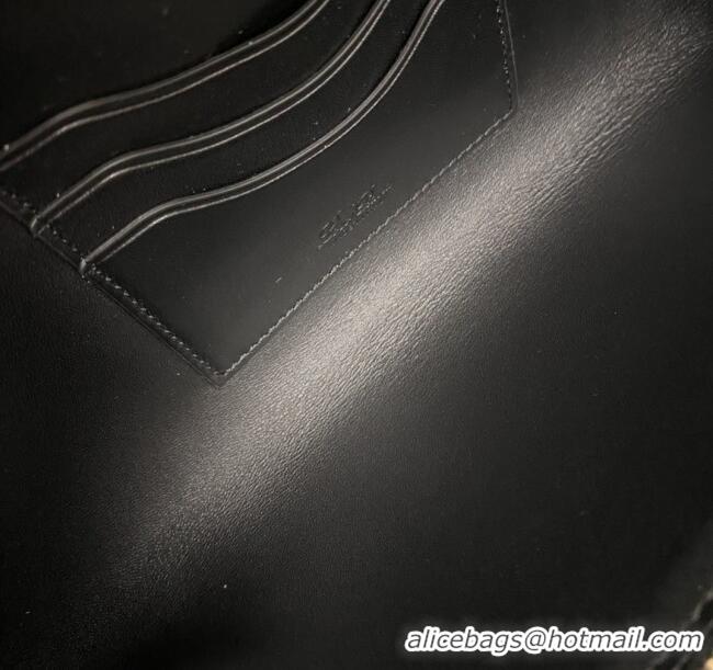 Luxury Cheap Loro Piana Extra Clutch L29 in Smooth Calfskin 1971 Black 2025